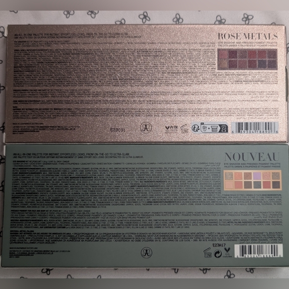 Anastasia Beverly Hills Nouveau & Rose Metals Eyeshadow Palettes BNIB Unswatched - Picture 2 of 5